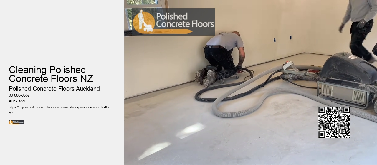 Cleaning Polished Concrete Floors NZ