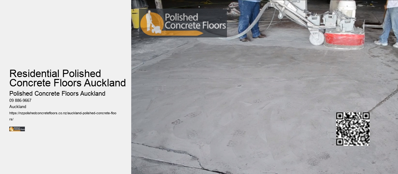 Residential Polished Concrete Floors Auckland